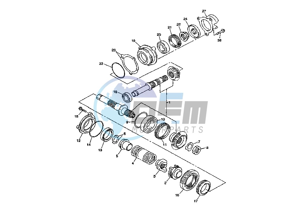 FRONT BEVEL GEAR