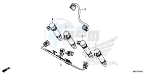 CBR1000S2H 2ED - (2ED) drawing SUB HARNESS