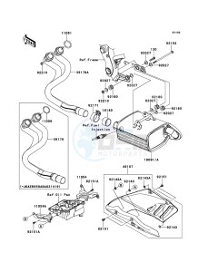 ER-6n ABS ER650B7F GB XX (EU ME A(FRICA) drawing Muffler(s)