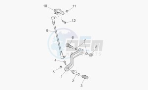 Griso V 1100 IE IE drawing Gear lever