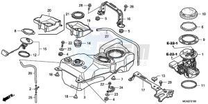 GL18009 Australia - (U) drawing FUEL TANK