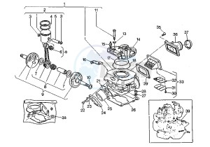 SUPERCITY 125 drawing CRANKSHAFT-CYLINDER