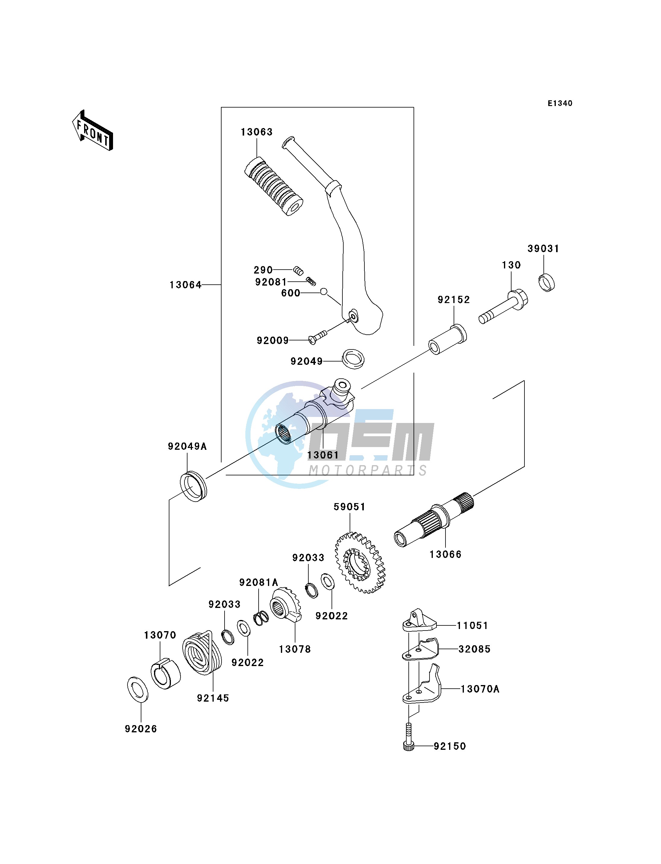 KICKSTARTER MECHANISM