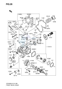 VZ1600 (E19) drawing FRONT BEVEL GEAR