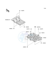 KVF 700 A [PRAIRIE 700 4X4] (A1-A2) [PRAIRIE 700 4X4] drawing OPTIONAL PARTS-- GUARD- -