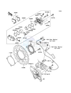 ZZR1400_ABS ZX1400FDFA FR GB XX (EU ME A(FRICA) drawing Rear Brake