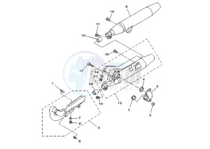 XVS DRAG STAR 650 drawing EXHAUST MY00