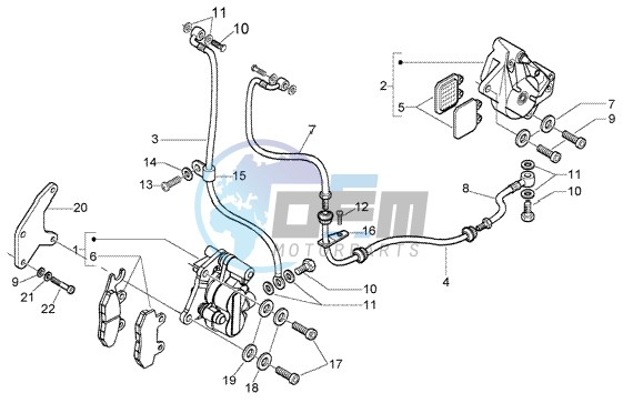 Brakes pipes - Calipers