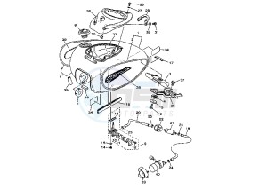 XVS DRAG STAR 1100 drawing FUEL TANK MY99