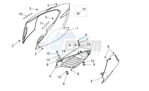 Dorsoduro 750 - ABS (EMEA, APAC, NAFTA) (AUS, CND, EU, J, USA) drawing Rear body II