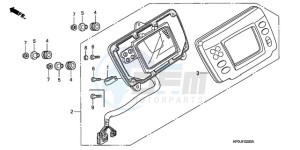 TRX500FPE9 Australia - (U / PS) drawing METER