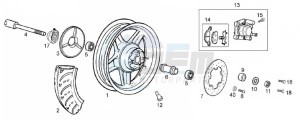 ATLANTIS BULLET - 50 cc VTHAL1AE2 Euro 2 2T AC CAN drawing Front wheel (Positions)