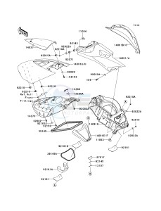 JT 1500 C [ULTRA LX] (C7F-C8F ) C7F drawing HULL MIDDLE FITTINGS