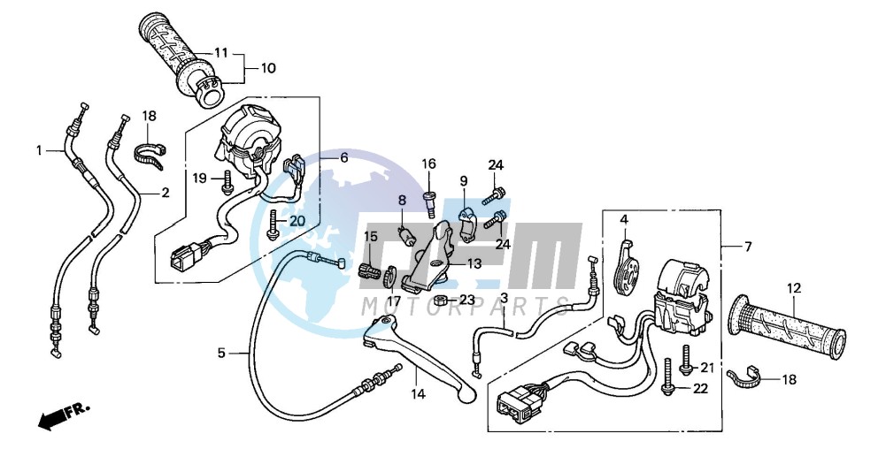 HANDLE LEVER/SWITCH/CABLE (1)