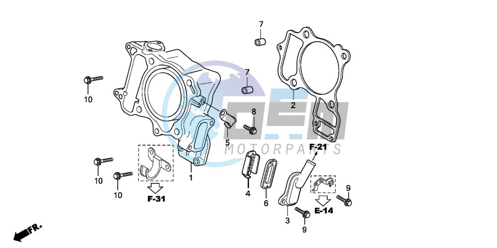 CYLINDER/REED VALVE