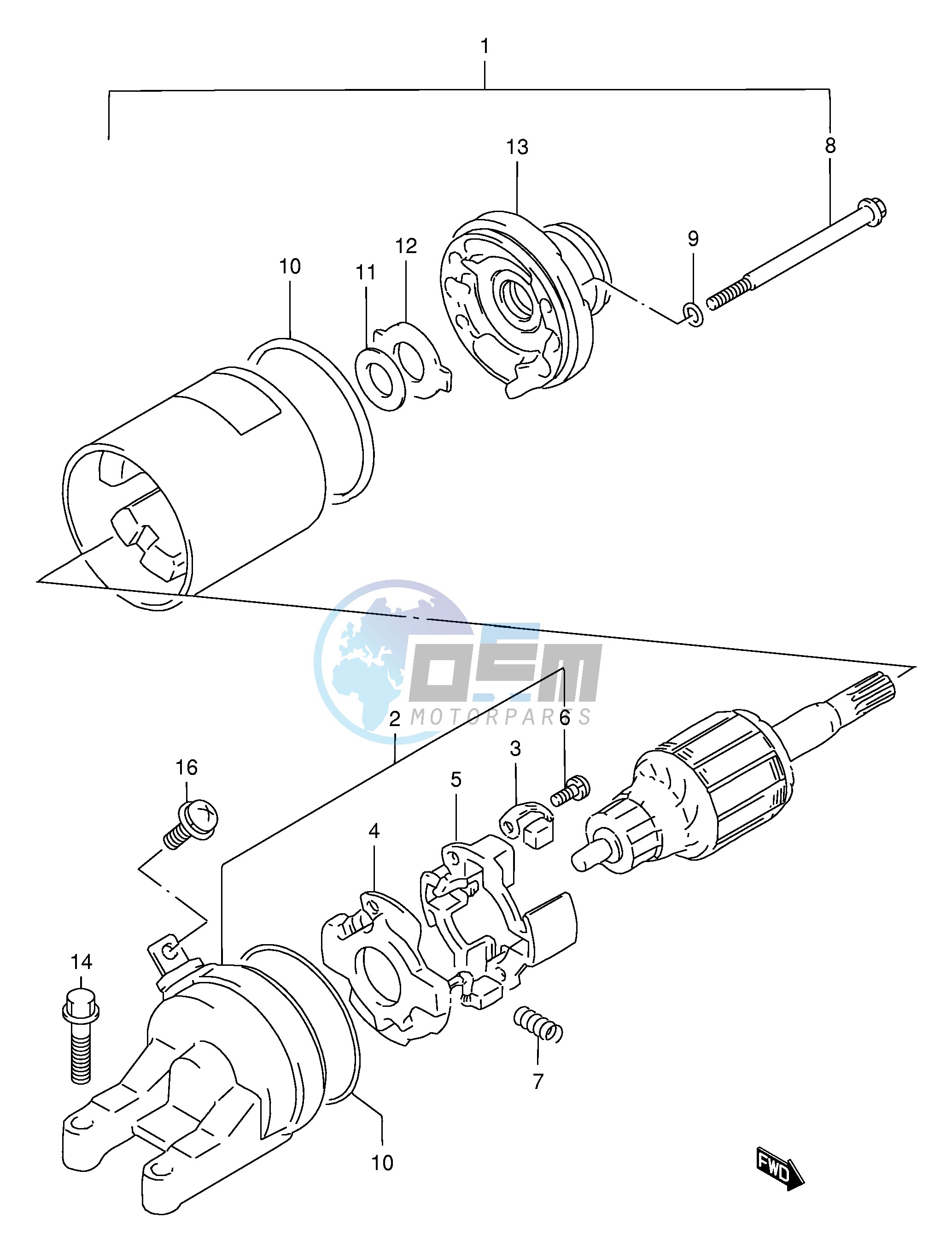 STARTING MOTOR