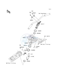 JH 1100 B [ULTRA 130] (B1-B4) [ULTRA 130] drawing HANDLE POLE