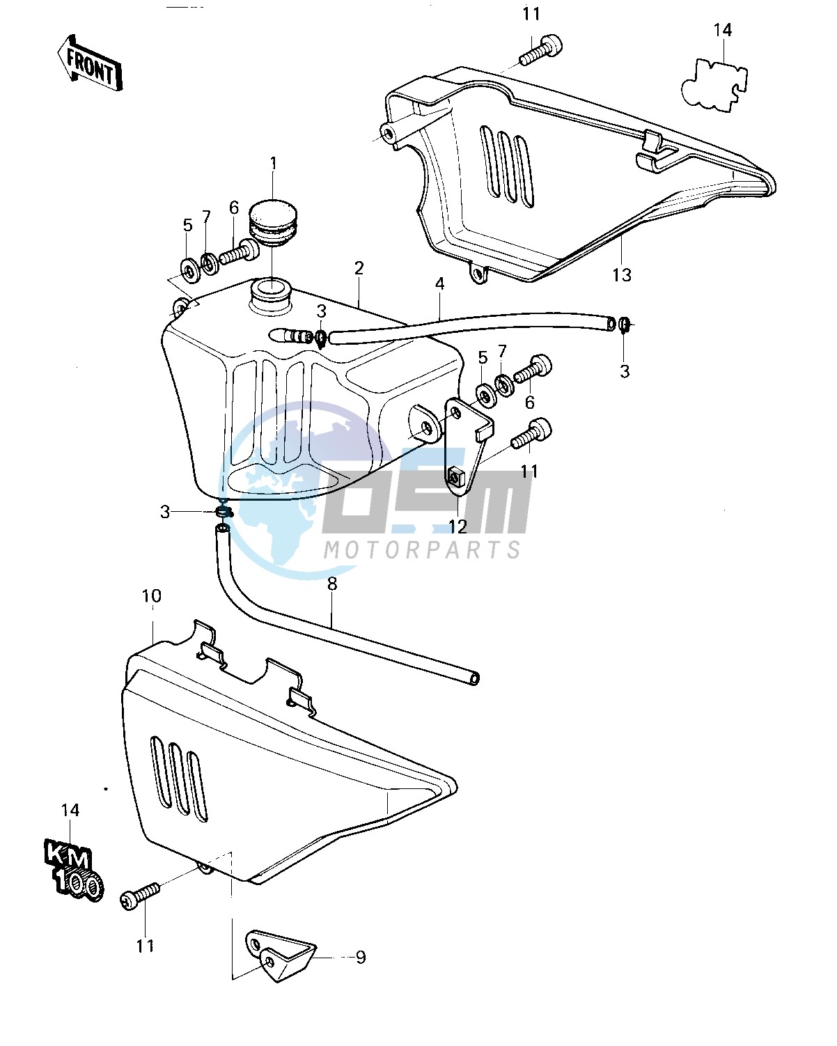 SIDE COVERS_OIL TANK -- KM100-A6_A7- -