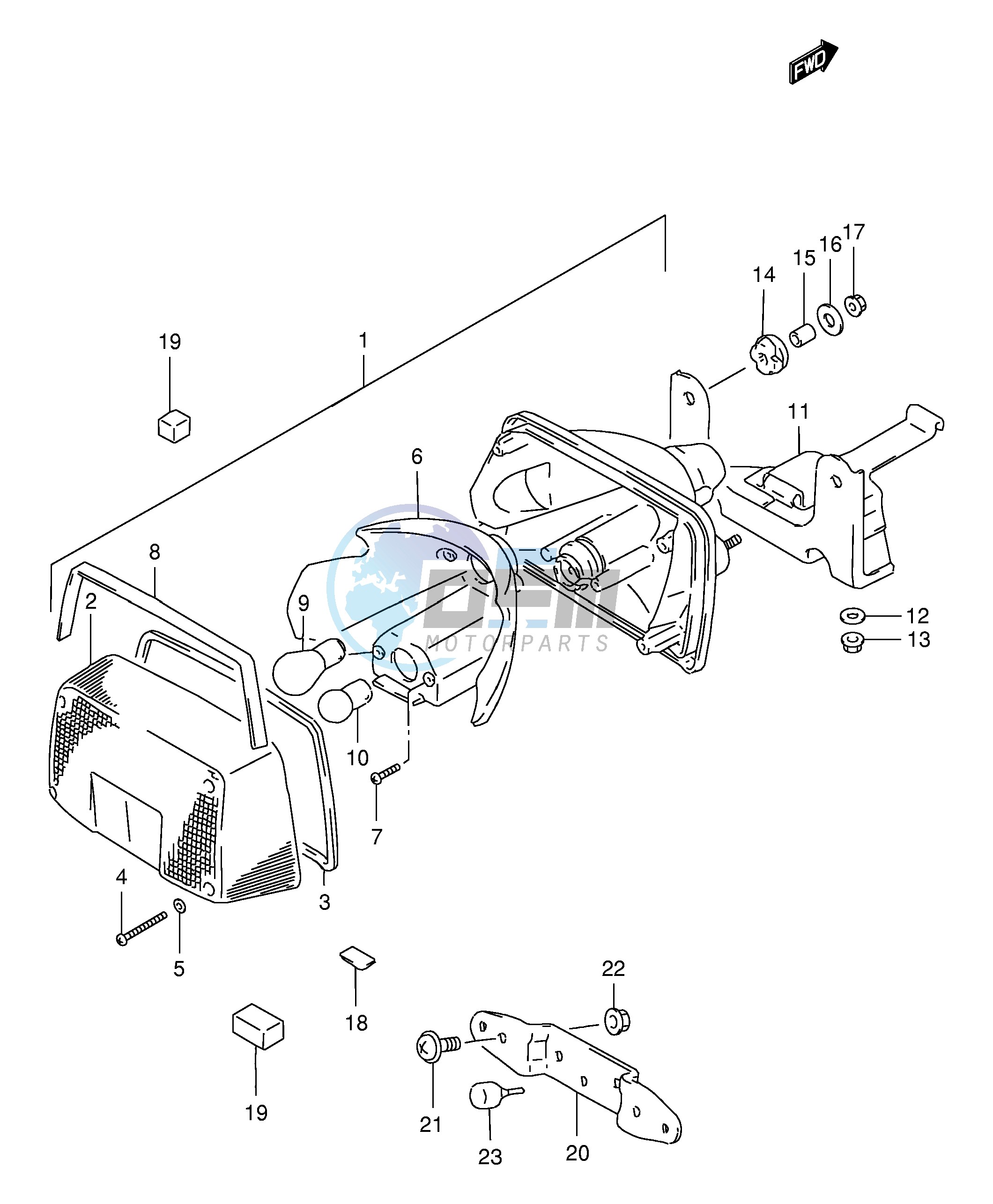 REAR COMBINATION LAMP