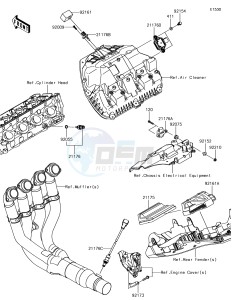 NINJA ZX-10R ZX1000SHF XX (EU ME A(FRICA) drawing Fuel Injection