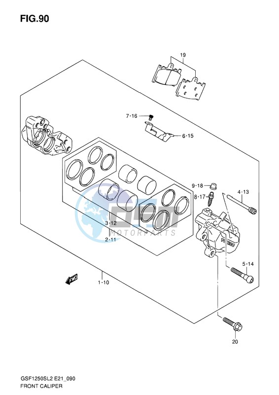 FRONT CALIPER