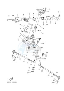 YFM700FWBD YFM70KPXJ KODIAK 700 EPS (B32G) drawing STEERING