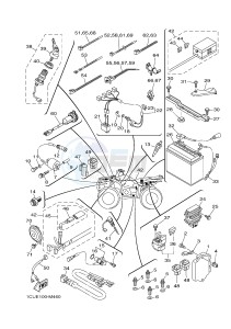 YFM450FWA YFM450DE GRIZZLY 450 IRS (1CUL 1CUM 1CUN) drawing ELECTRICAL 1