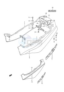 GSX-R750 (E28) drawing FRAME COVER