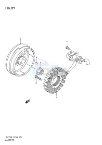 LT-F250 (E33) drawing MAGNETO