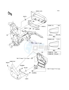 VN 1600 A [VULCAN 1600 CLASSIC] (A6F-A8FA) A6F drawing SIDE COVERS