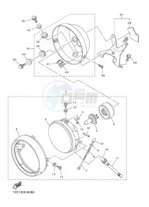 XVS950XR-A SCR950 SCR950 (BL34) drawing HEADLIGHT