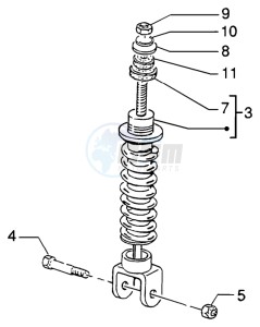 NRG 50 MC3 DD drawing Rear Damper