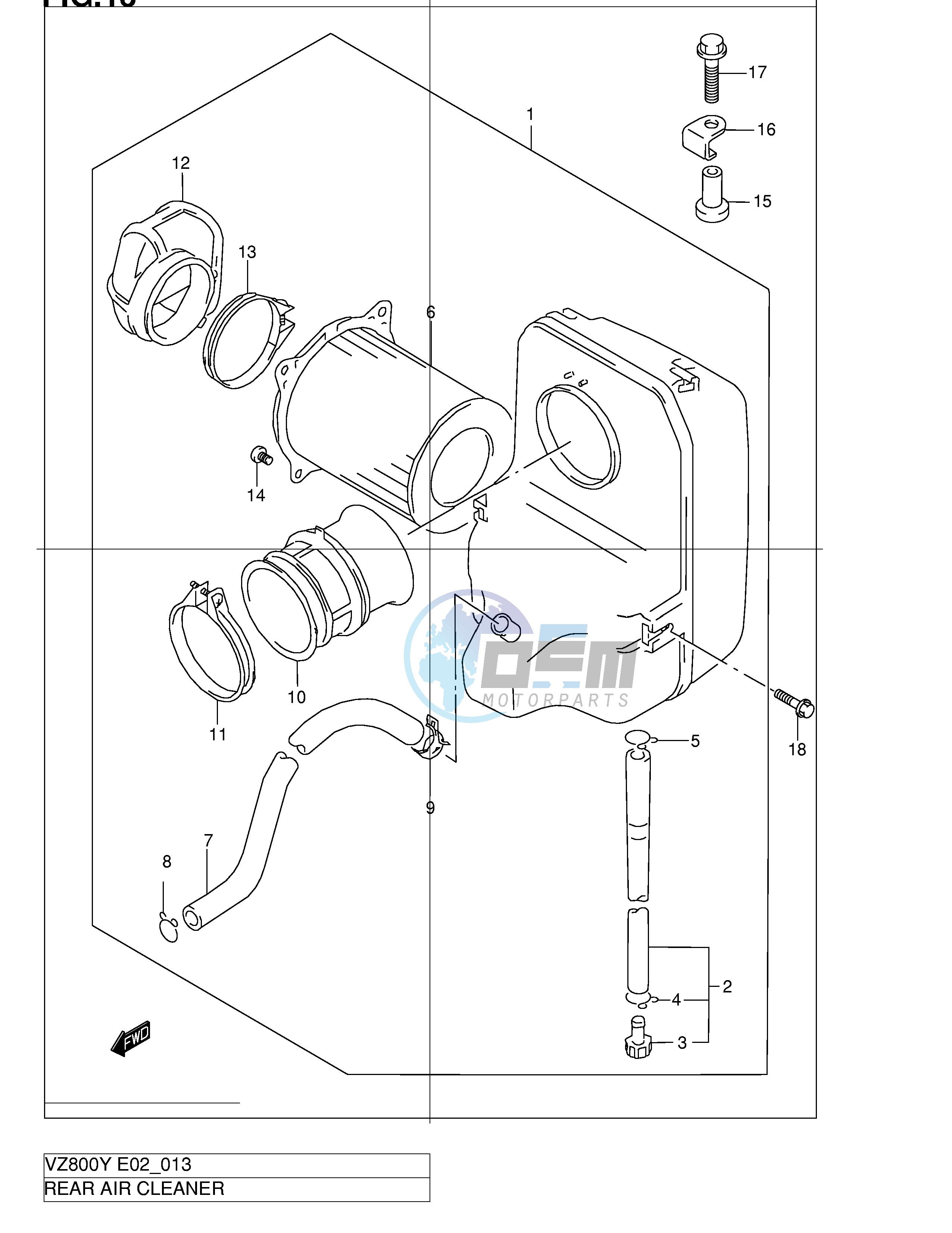 REAR AIR CLEANER