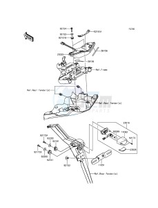 VERSYS_650_ABS KLE650FFF XX (EU ME A(FRICA) drawing Taillight(s)