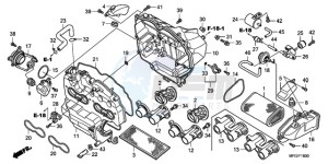 CB600F3A France - (F / CMF ST 25K) drawing AIR CLEANER