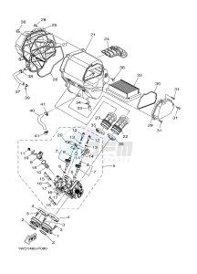 YZF-R3A 321 R3 (B02D) drawing INTAKE