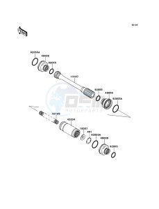 KVF750_4X4_EPS KVF750HDF EU drawing Drive Shaft-Propeller