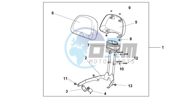 BACKREST *NHA95M*