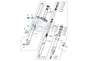 TZR RR 50 drawing FRONT FORK