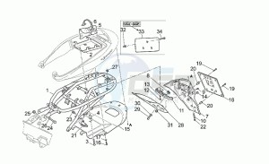 V 11 1100 Sport - Mandello Sport/Mandello drawing Rear body