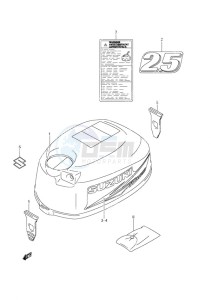 DF 2.5 drawing Engine Cover