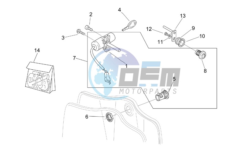 Decal and Lock hardware kit