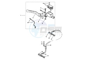 YQ AEROX 50 drawing FRONT MASTER CYLINDER