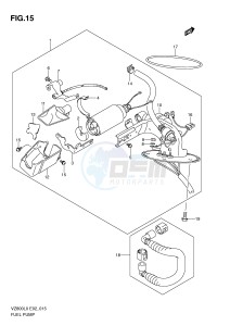 VZ800 (E2) MARAUDER drawing FUEL PUMP