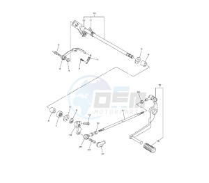 FZ8-N 800 drawing SHIFT SHAFT