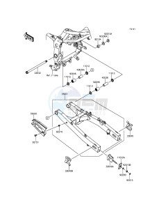 Z250SL_ABS BR250FFS XX (EU ME A(FRICA) drawing Swingarm