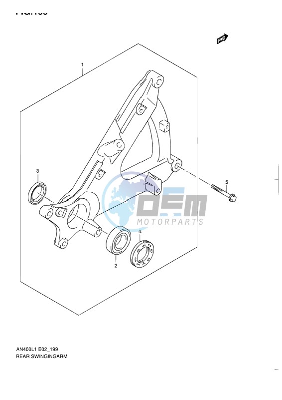 REAR SWINGING ARM