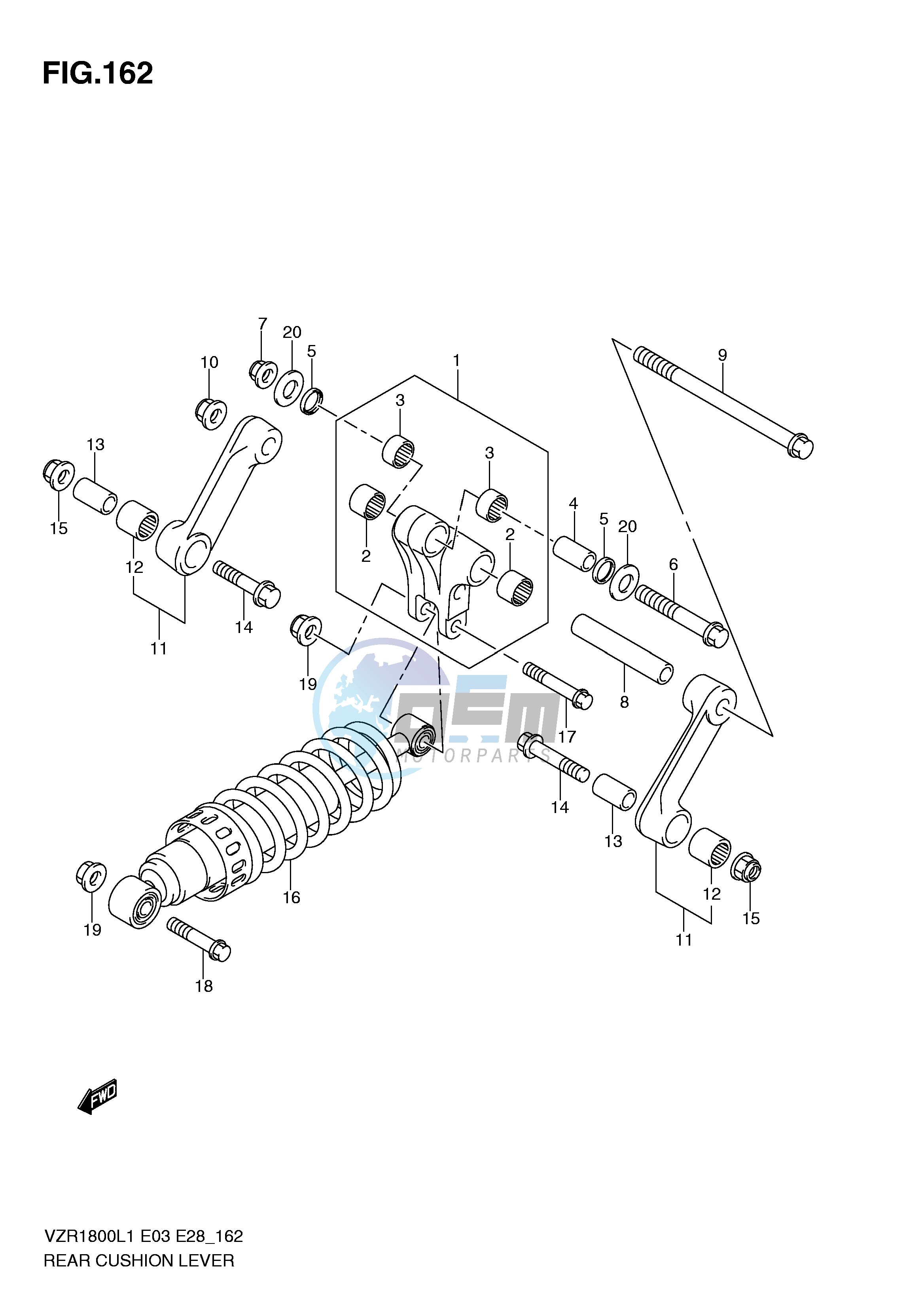 REAR CUSHION LEVER (VZR1800L1 E3)