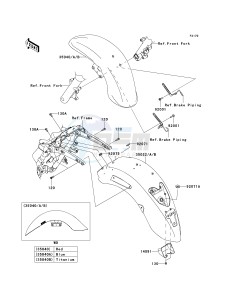 VN 1700 B [VULCAN 1700 VOYAGER ABS] (9FA) B9F drawing FENDERS