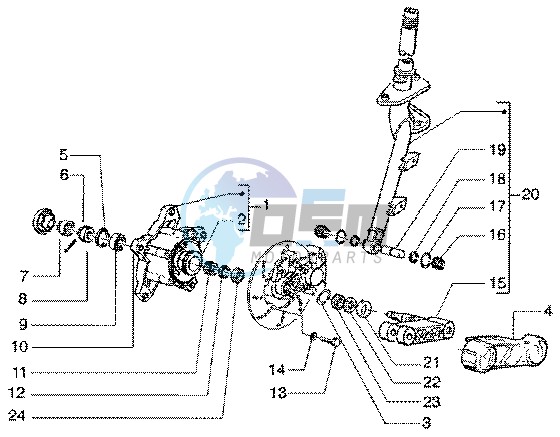 Steering column - Disc brake